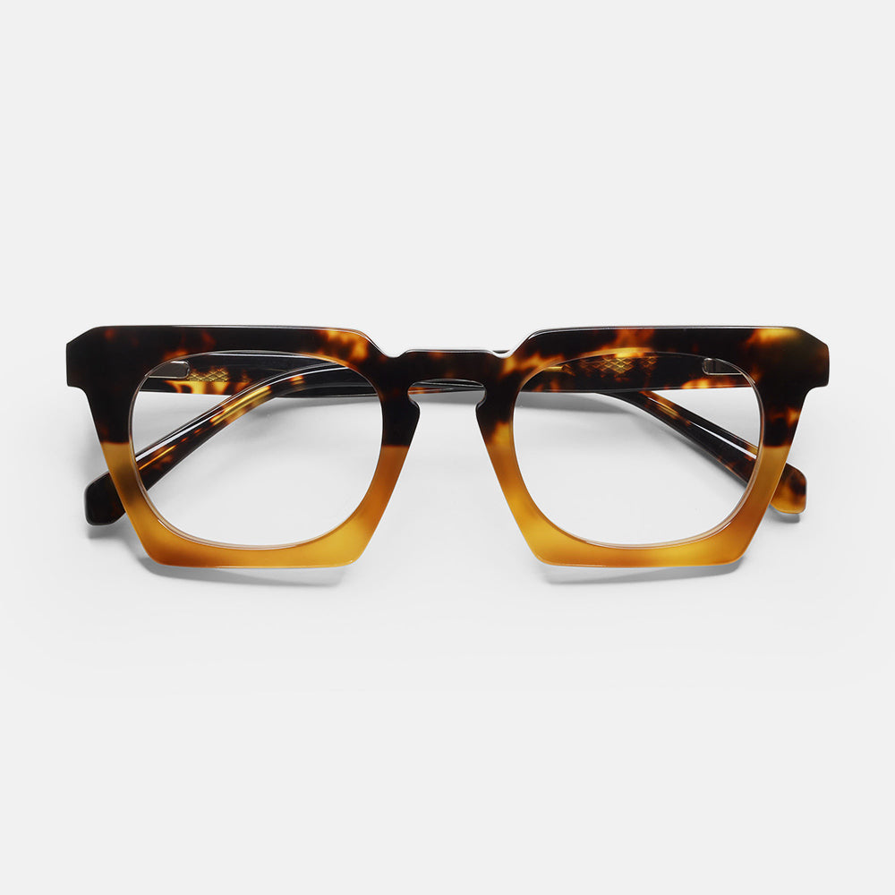 tortoiseshell square frame reading glasses made by Eyebobs
