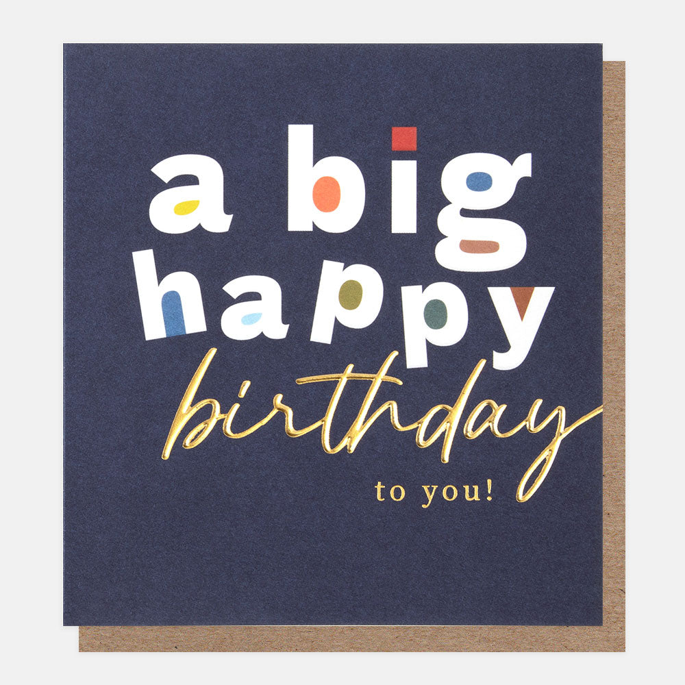 Bold Happy Birthday Tissue Paper  Happy birthday design, Birthday design,  Birthday