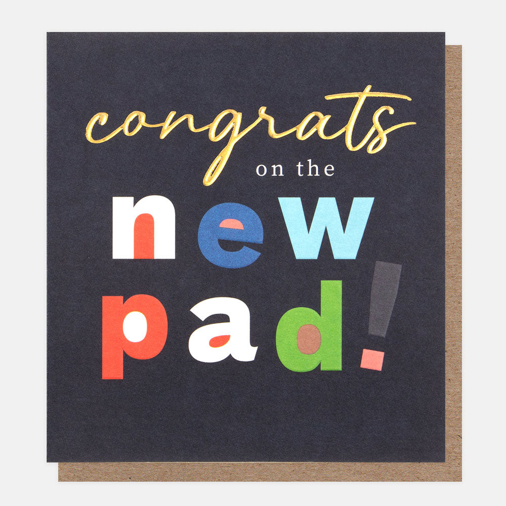 congrats on the new pad new home card