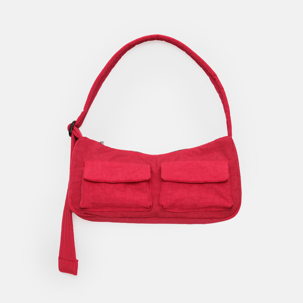 Red Cargo Shoulder Bag Caroline Gardner