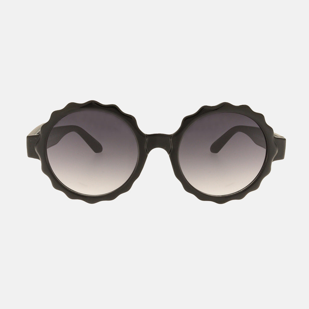 black round framed sunglasses, made by Charly Therapy