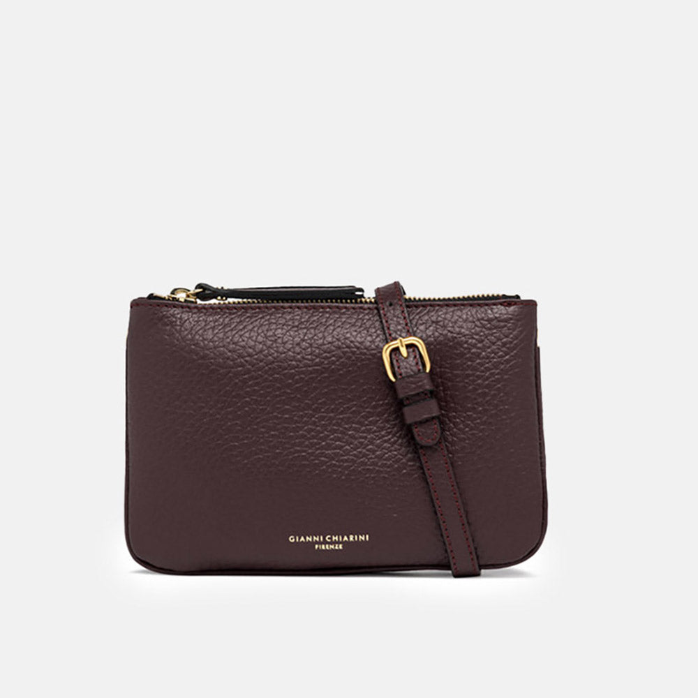 Plum Leather Frida Crossbody Bag Caroline Gardner