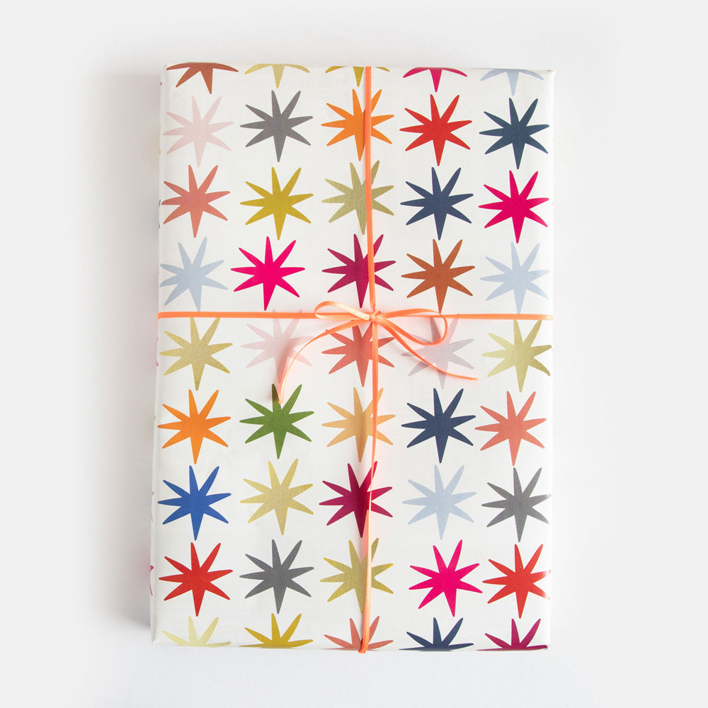Colourful Stars Wrapping Paper