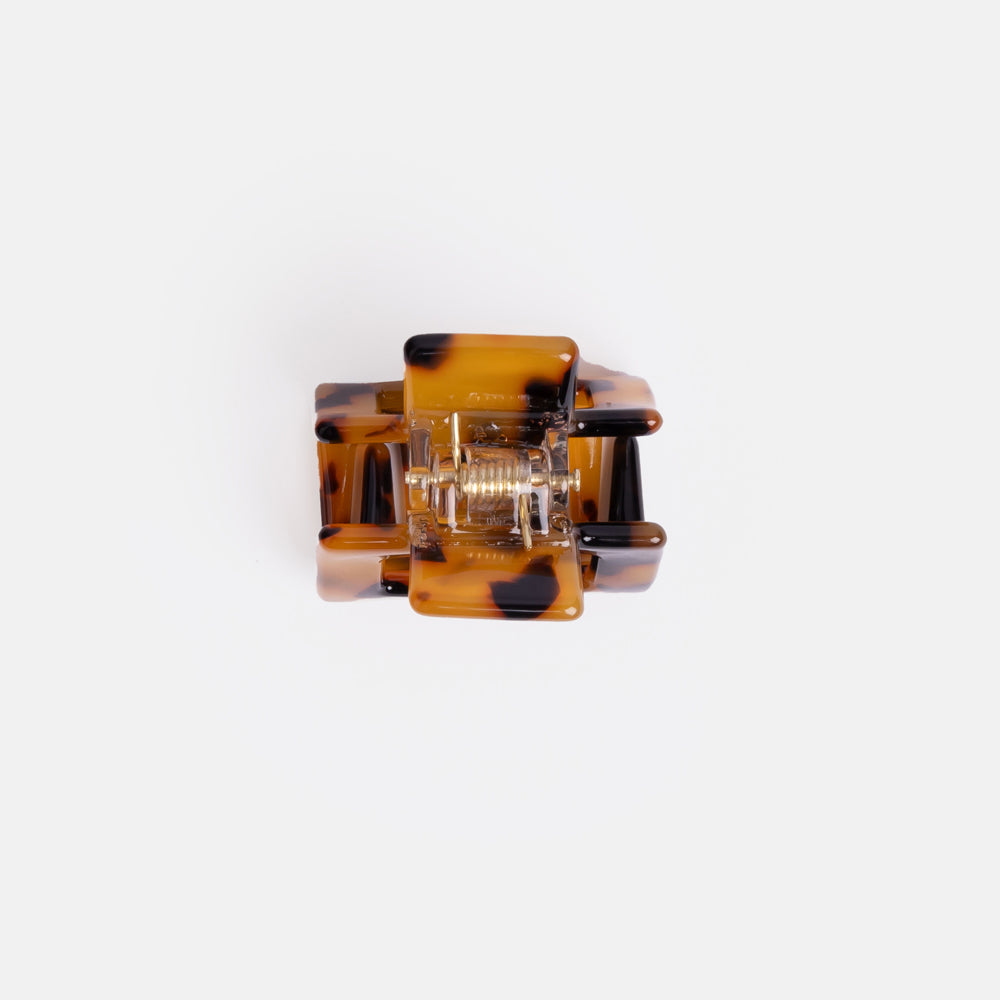 Tortoiseshell acetate square Hair Claw