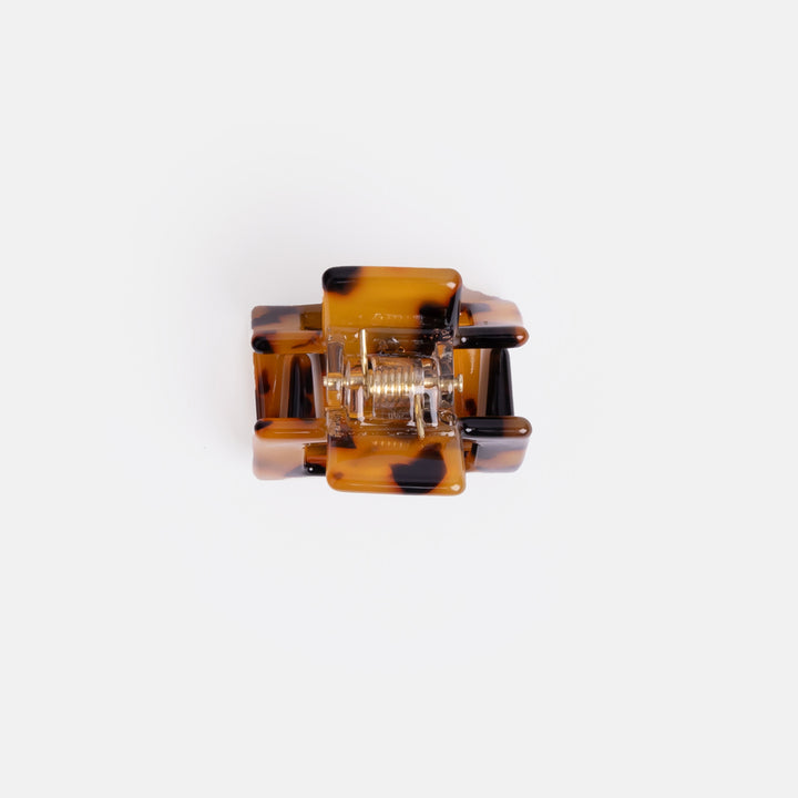 Tortoiseshell acetate square Hair Claw