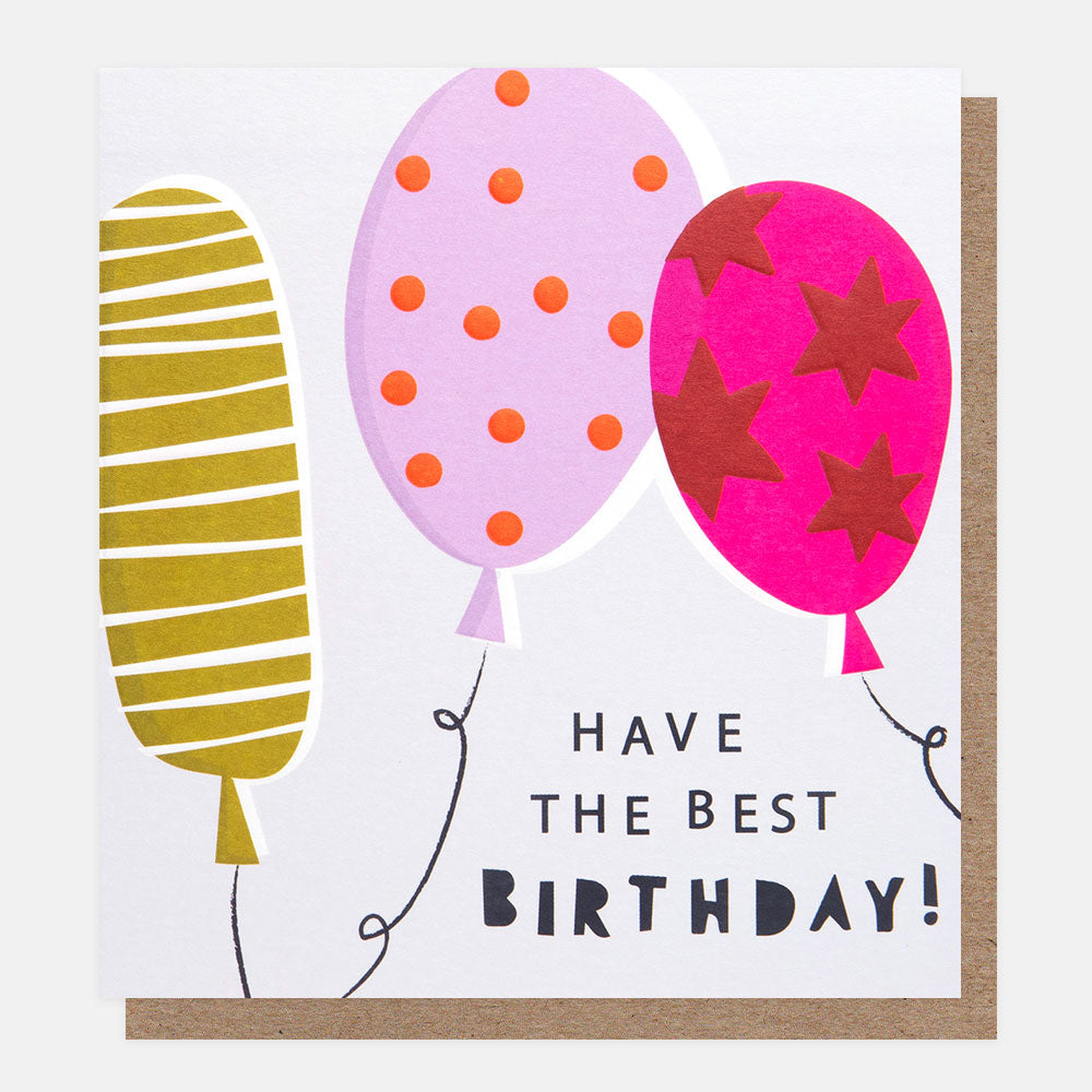 Colourful Balloons Have The Best Birthday Card
