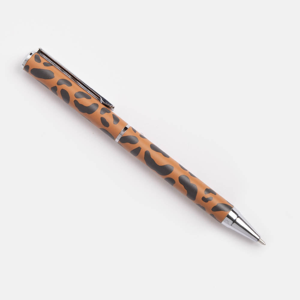 Leopard Wood & Black Pen online and Pencil Set