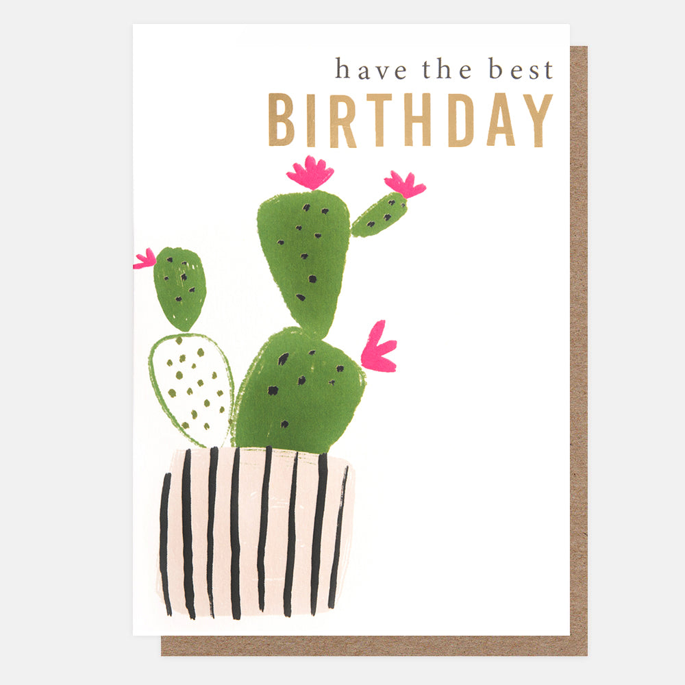 flowering cactus have the best birthday card