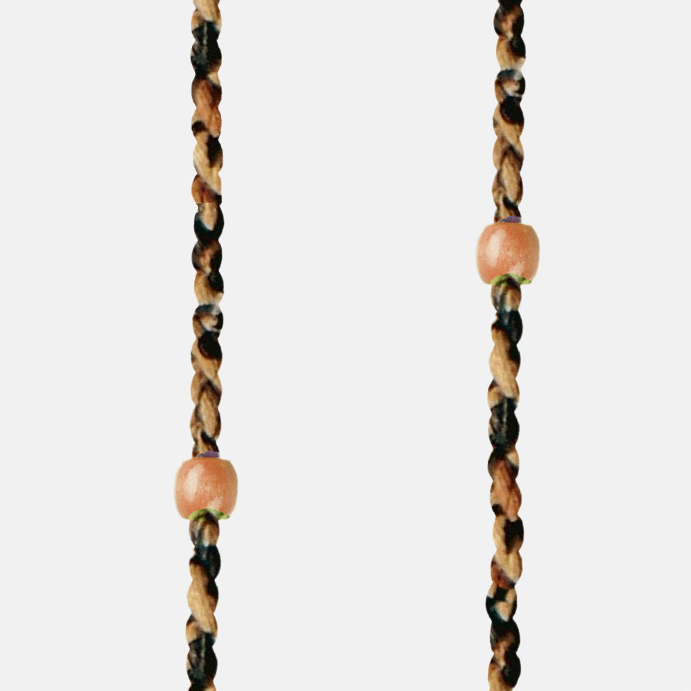 Leo Leopard Braided Cotton Phone Strap