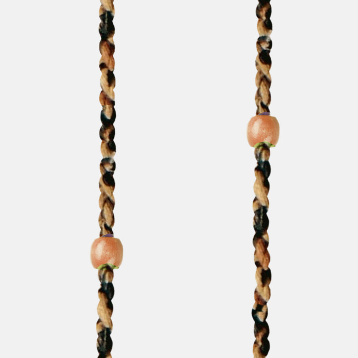 Leo Leopard Braided Cotton Phone Strap