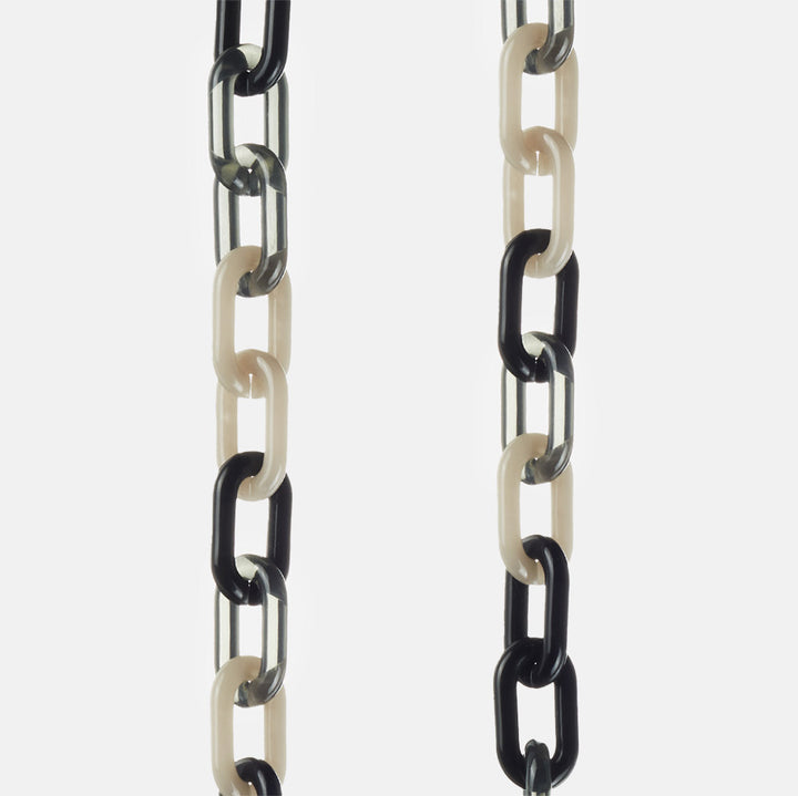 Celine Black/White Link Phone Chain