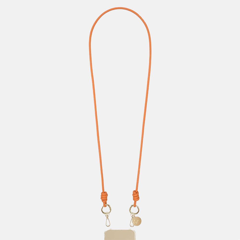 Nolan Orange Cord Phone Strap