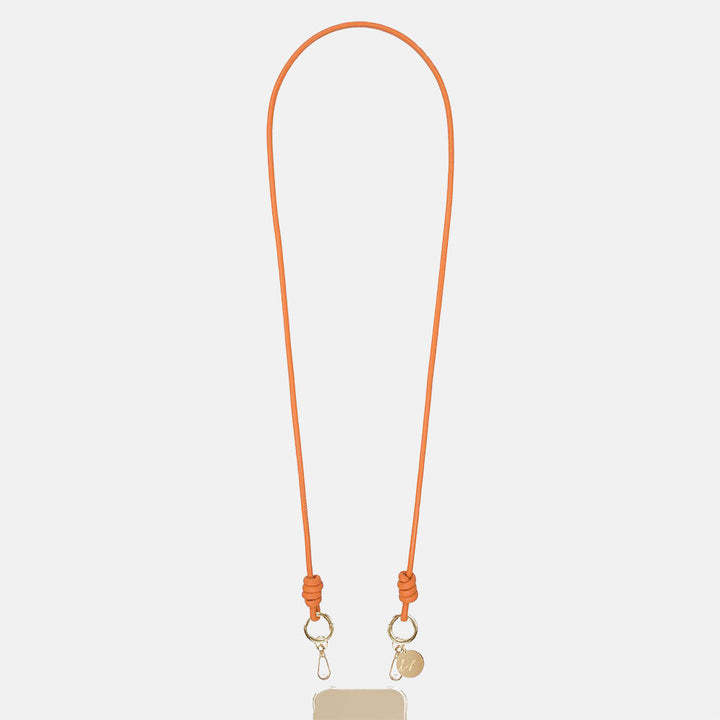 Nolan Orange Cord Phone Strap