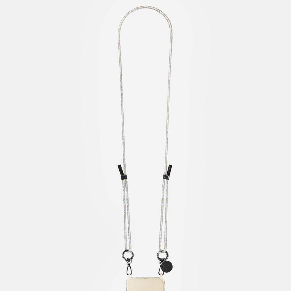 Liam Silver/Gold Adjustable Cord Phone Strap