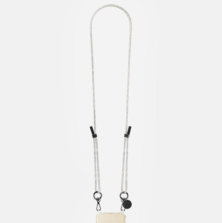 Liam Silver/Gold Adjustable Cord Phone Strap