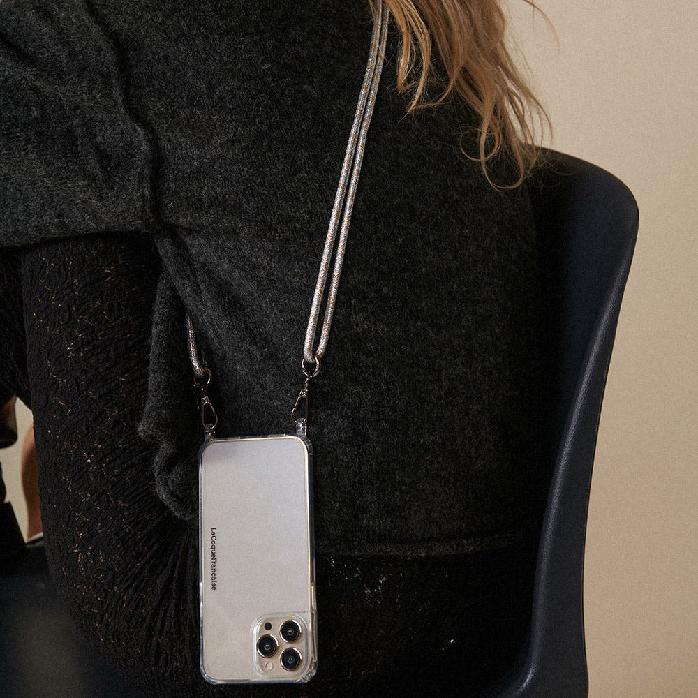 Liam Silver/Gold Adjustable Cord Phone Strap