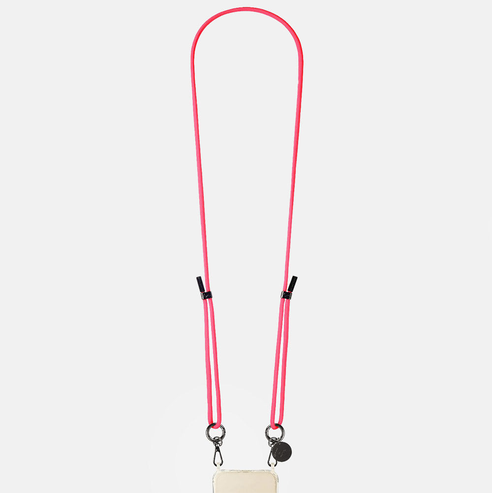Nae Bright Pink Adjustable Cord Phone Strap