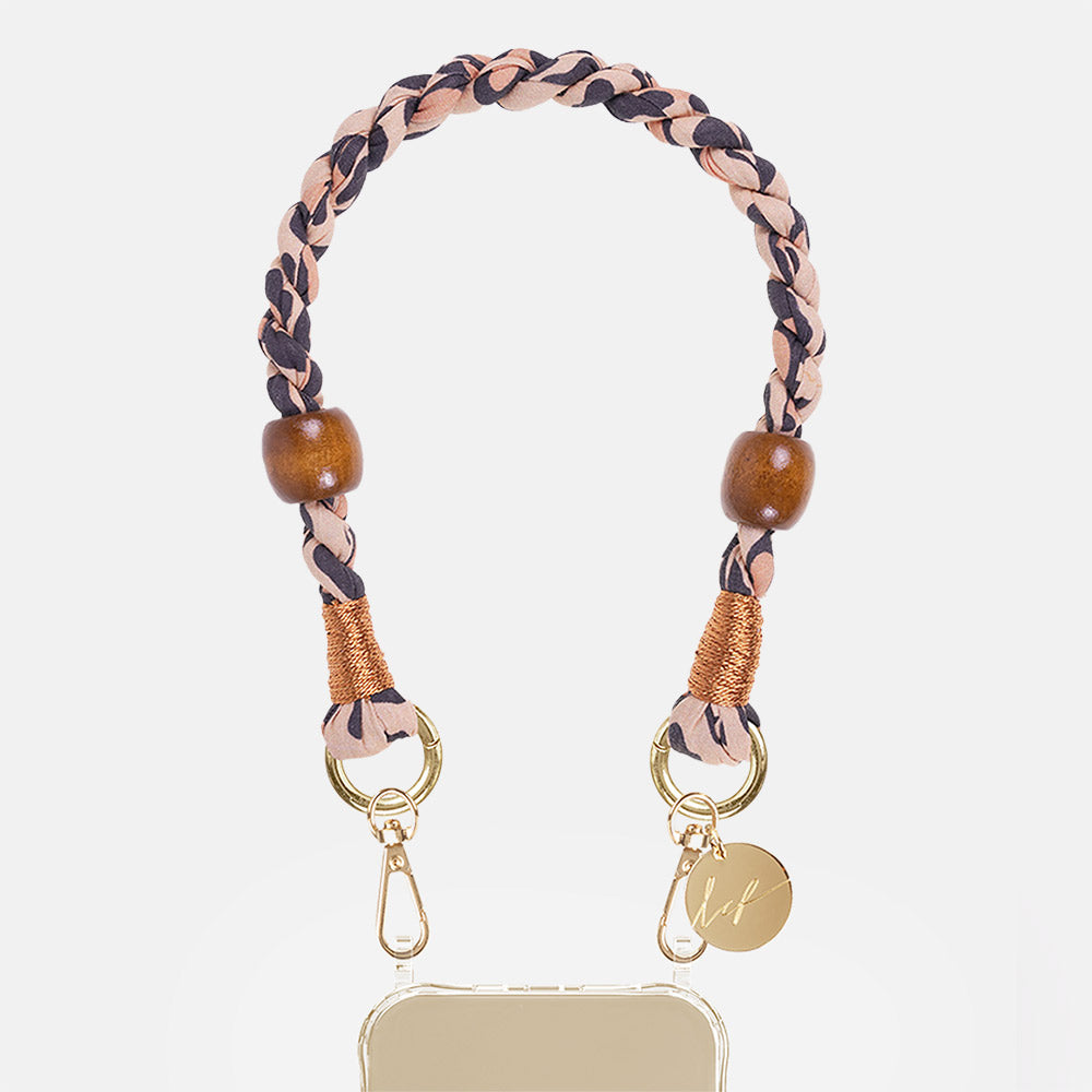 Leo Tan Short Phone Wrist Strap