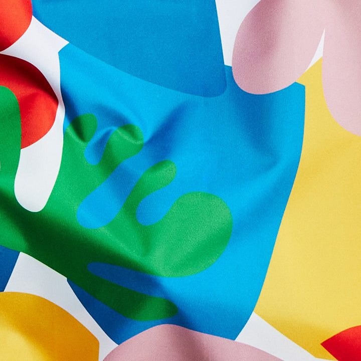 colourful henri matisse inspired print reusable shopper bag