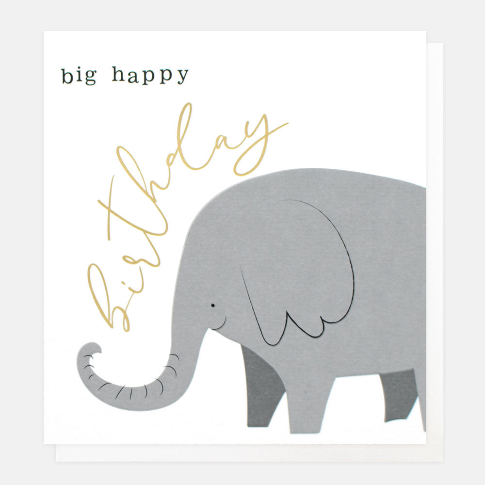Happy birthday elephant card Caroline Gardner