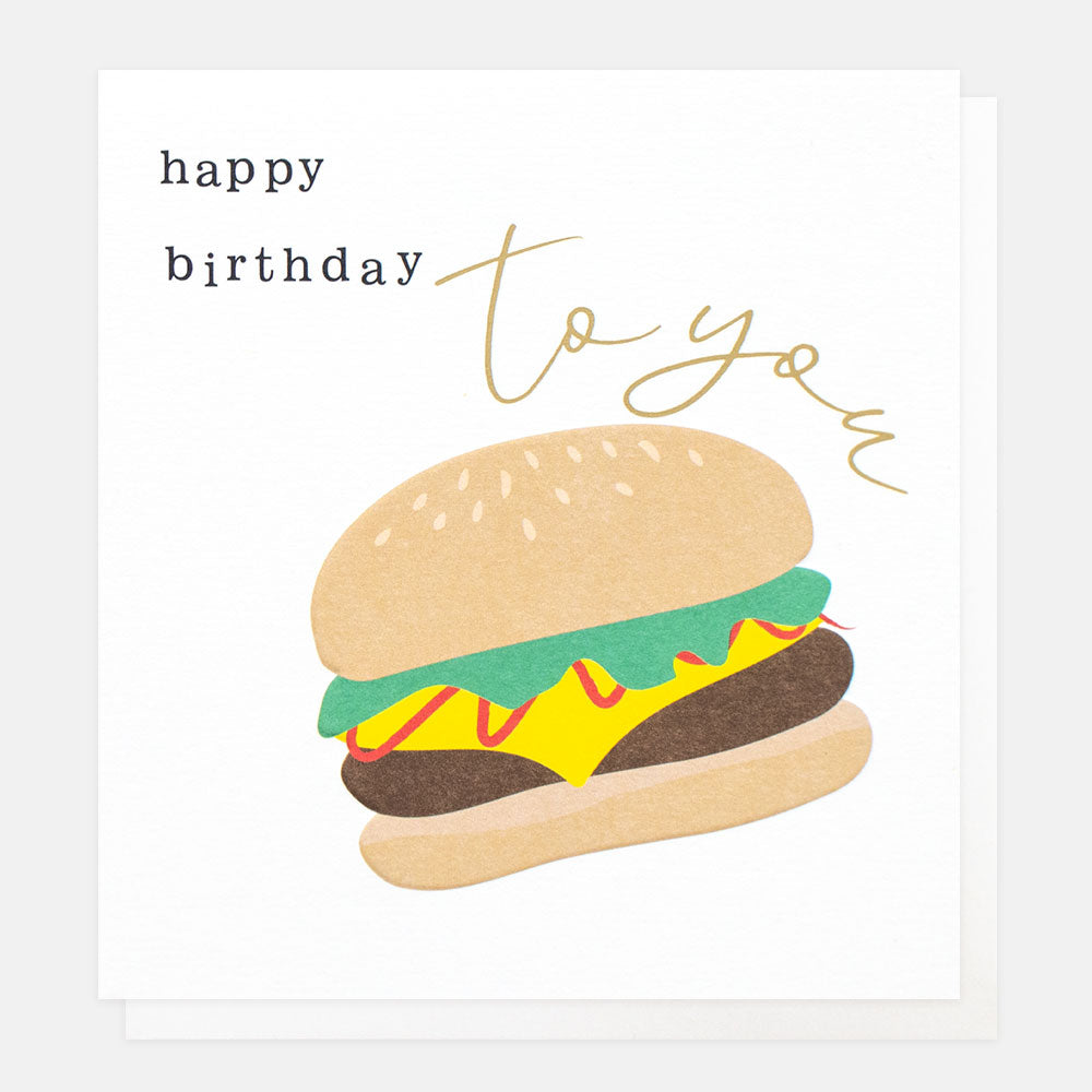 Caroline Gardner Burger birthday Card