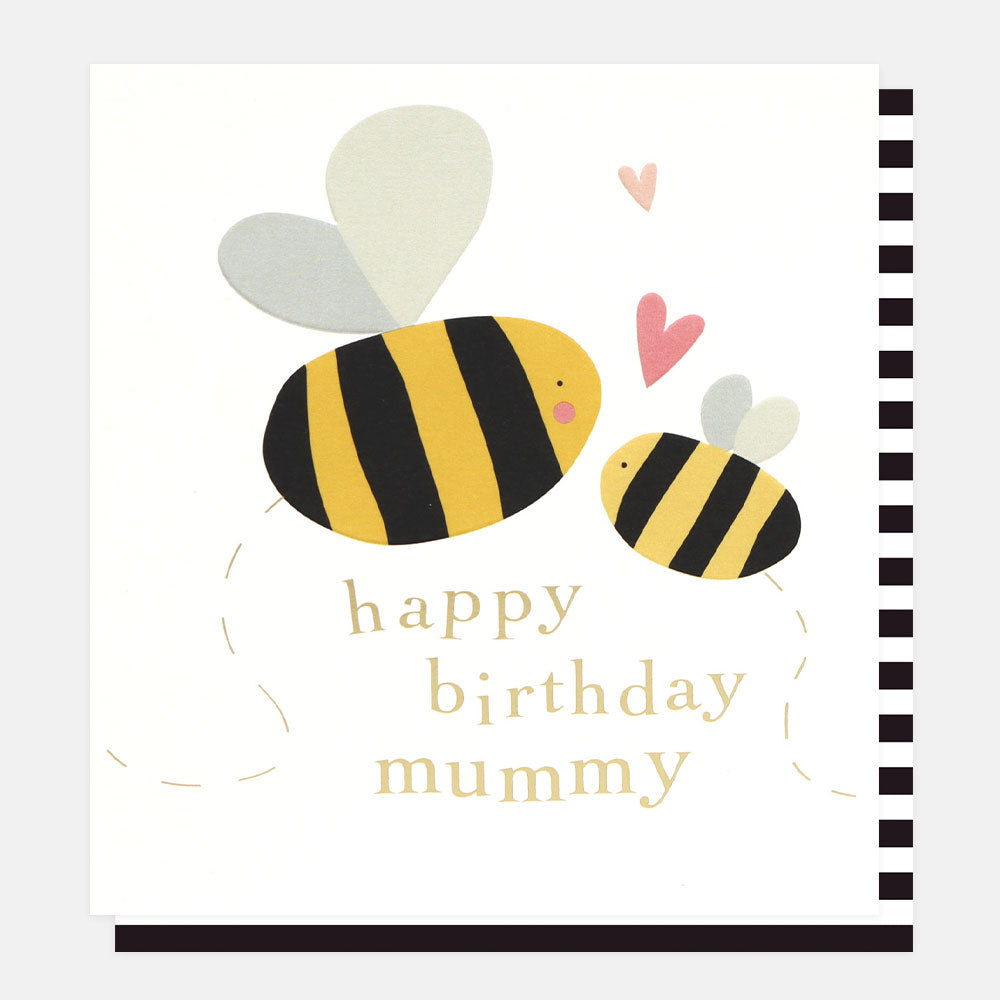 Caroline Gardner Bee Birthday Card For Mum