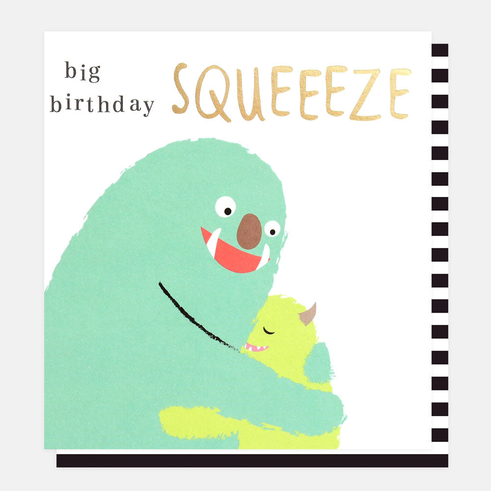 Caroline Gardner Big Birthday Squeeeze Birthday Card