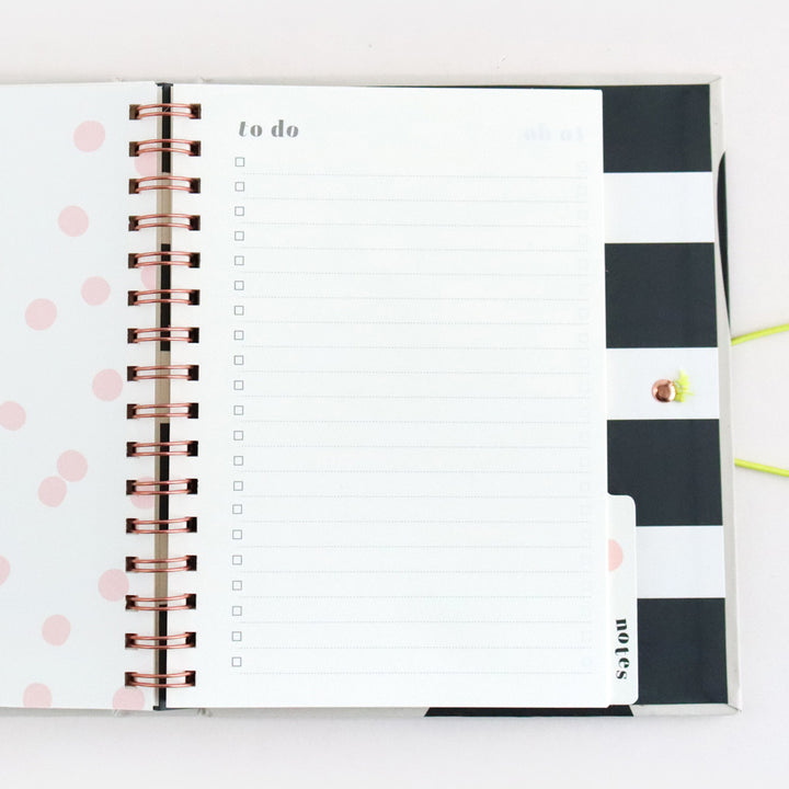 Big Charcoal Heart Organiser