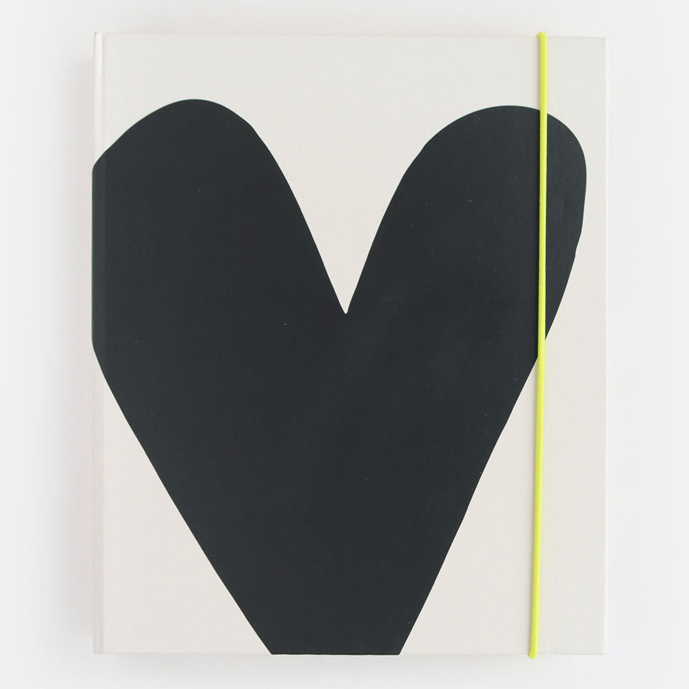 Caroline Gardner Big Charcoal Heart Organiser