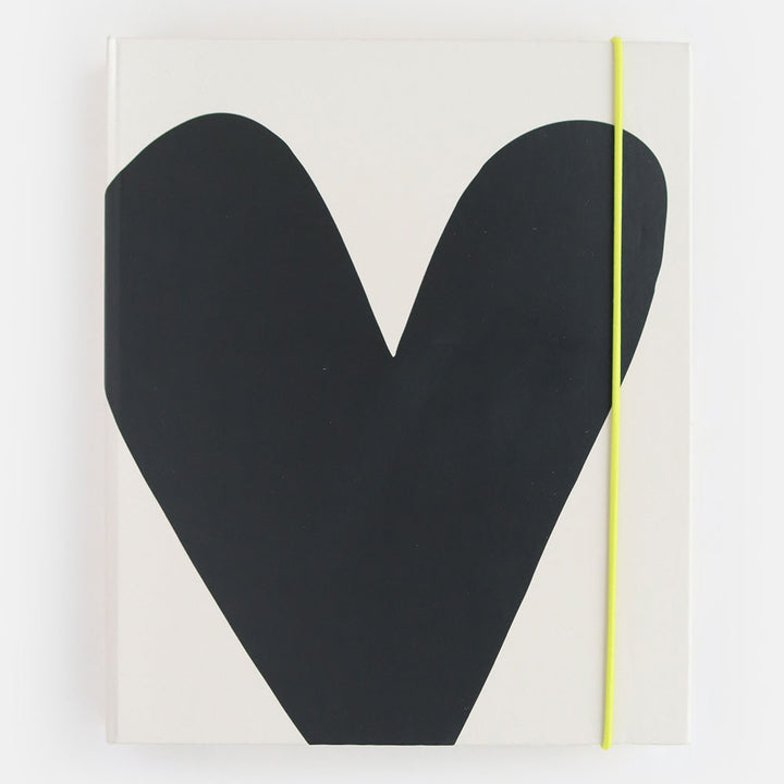Caroline Gardner Big Charcoal Heart Organiser