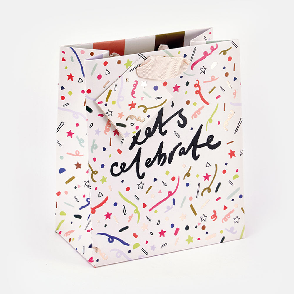 Confetti Let's Celebrate Medium Gift Bag