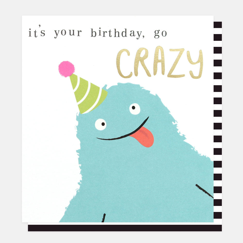 Caroline Gardner Go Crazy Birthday Card