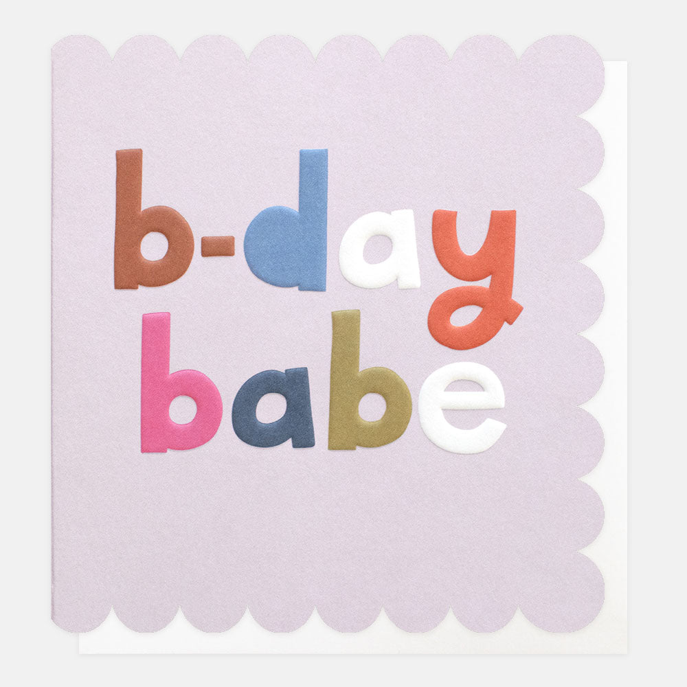 Birthday babe Birthday Card Caroline Gardner