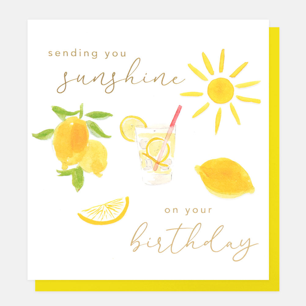 Sending Sunshine Birthday Card