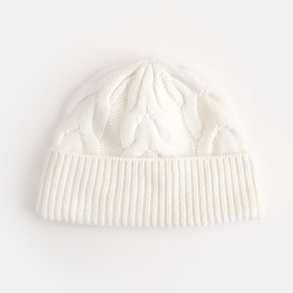 Cream knit hat online