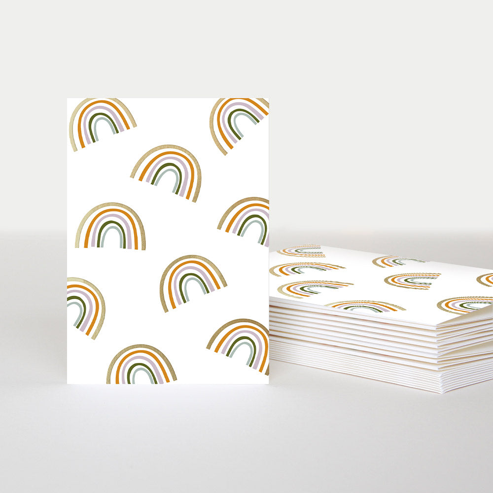 Rainbows Noteccards Pack of 10, Notecards Card Packs, 1