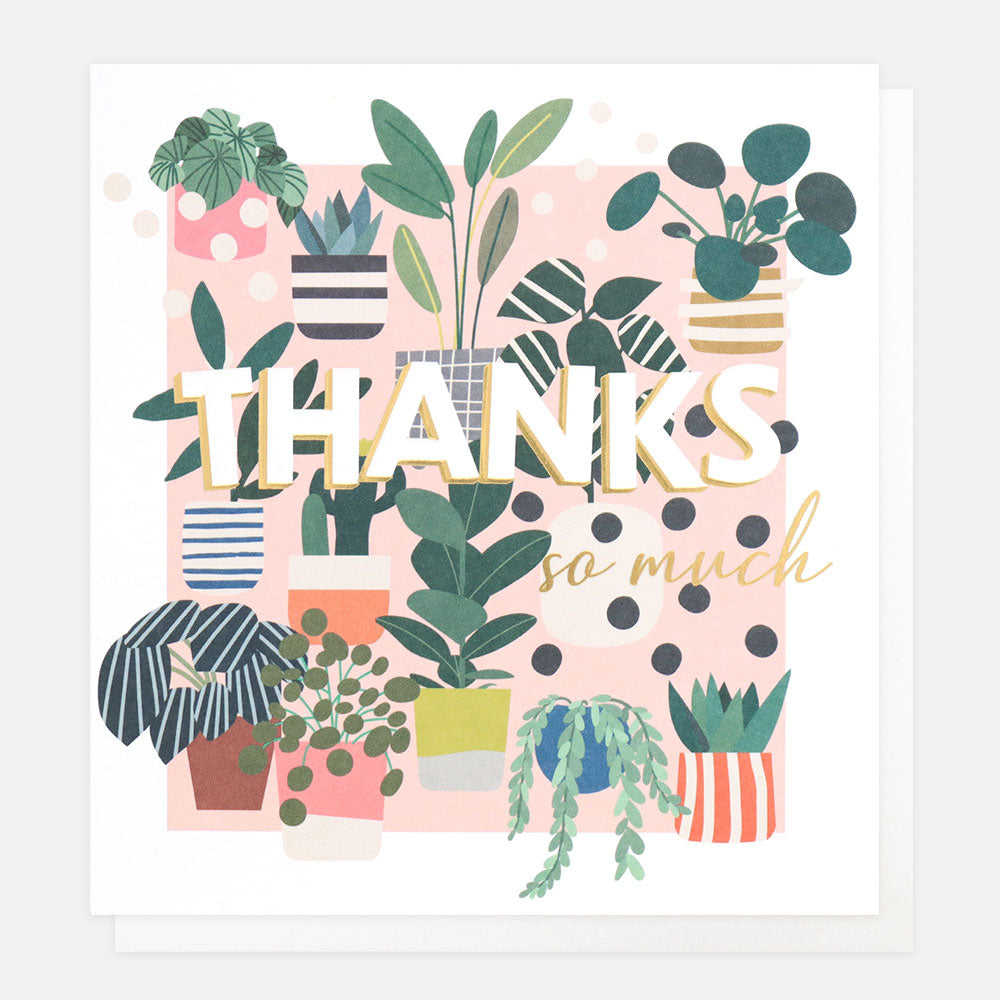 House Plants Thank You Card