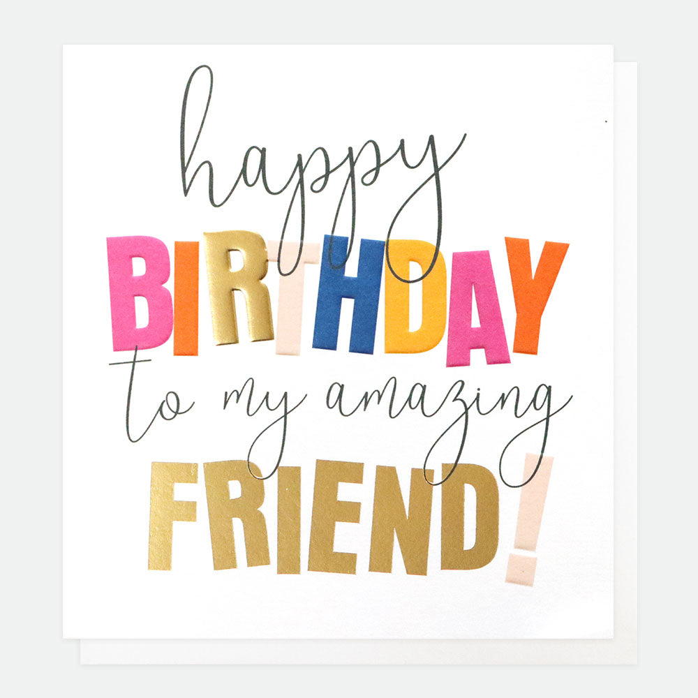 Amazing Friend Birthday Card For Friend, Rise and Shine Single Cards, 1