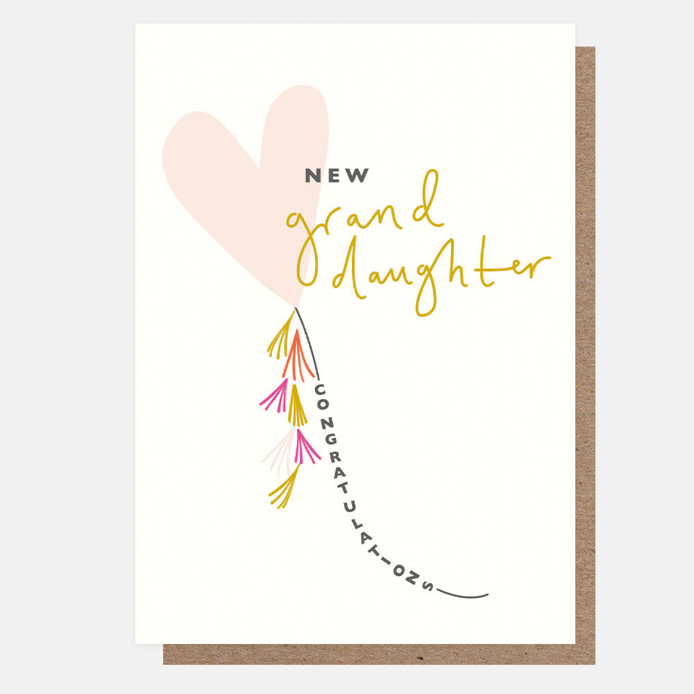 New Granddaughter New Baby Card