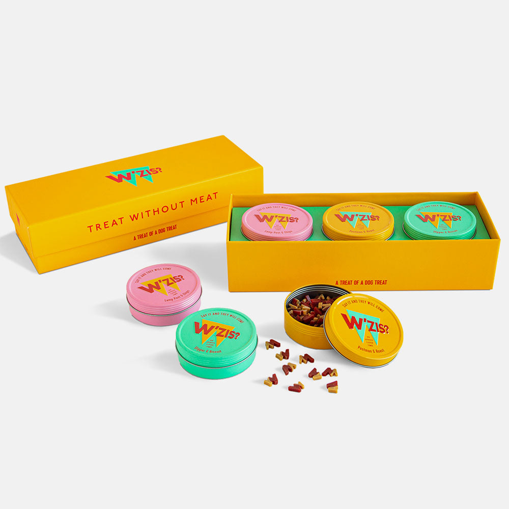 trio Of Vegan Dog Treats in a Gift Box