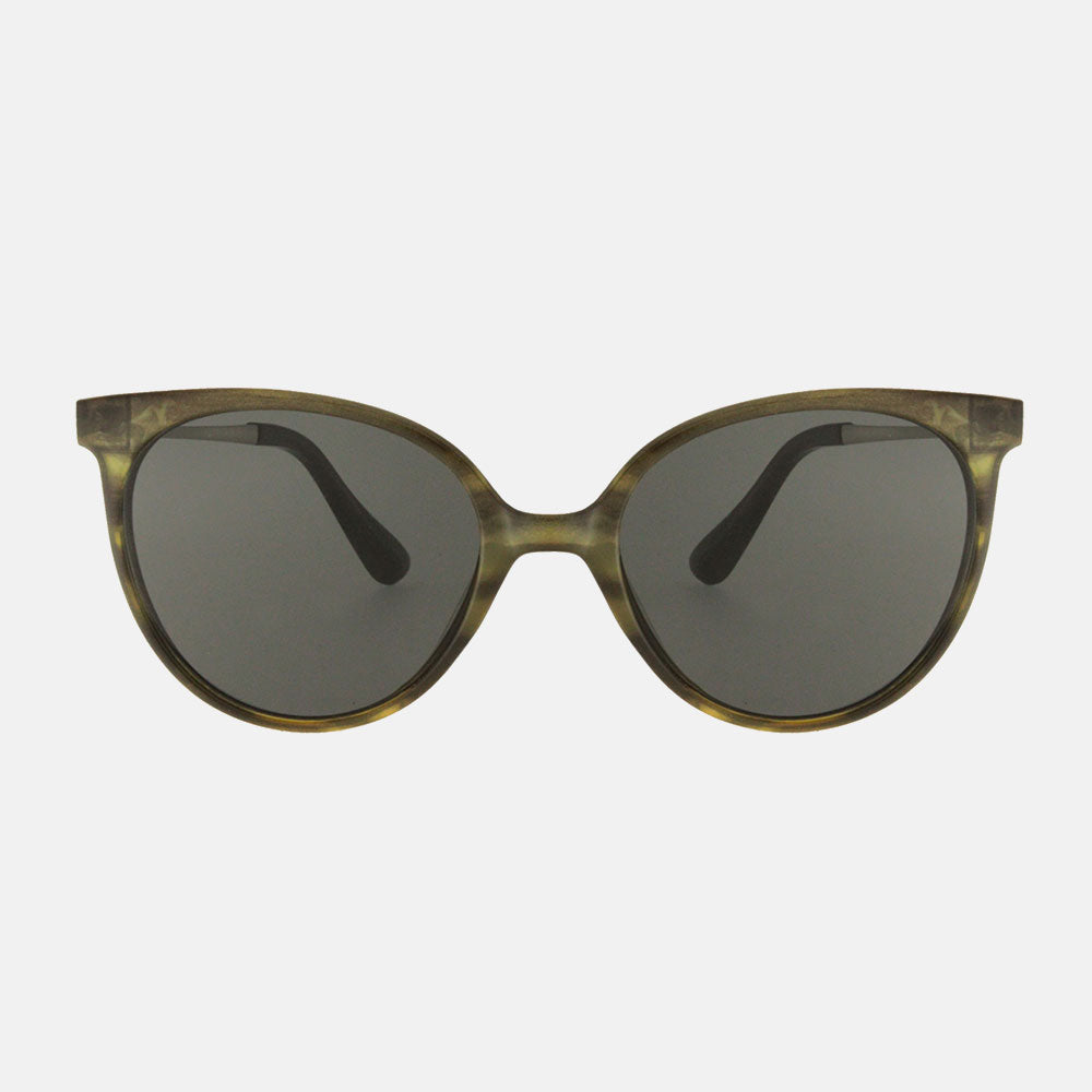 Caroline Gardner Charly Therapy Sunglasses Sunnies green havana khaki angéle angele