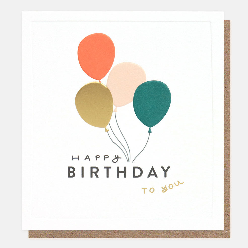 Balloons For You Birthday Card