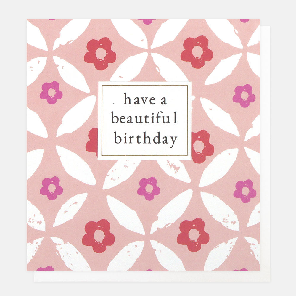 Beautiful Floral Birthday Card