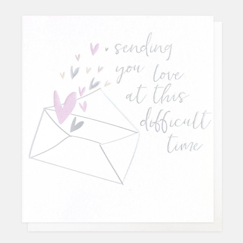 Sending You Love Envelope Sympathy Card