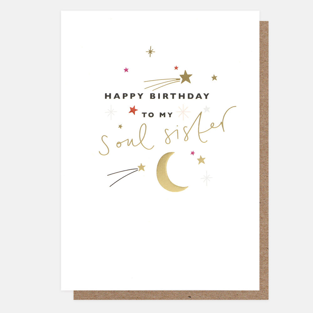 Caroline Gardner Soul Sister Birthday Card