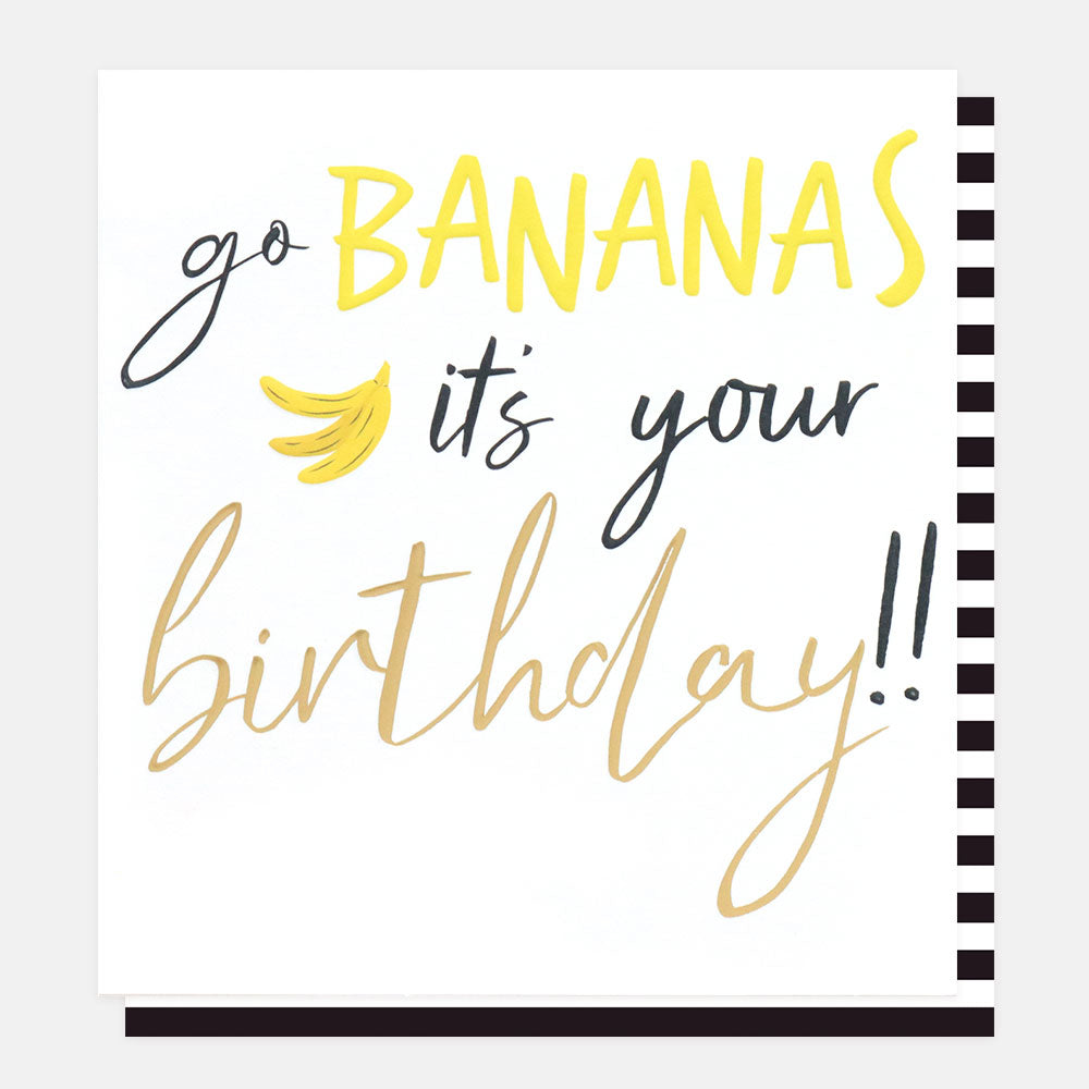 Go Bananas Birthday Card