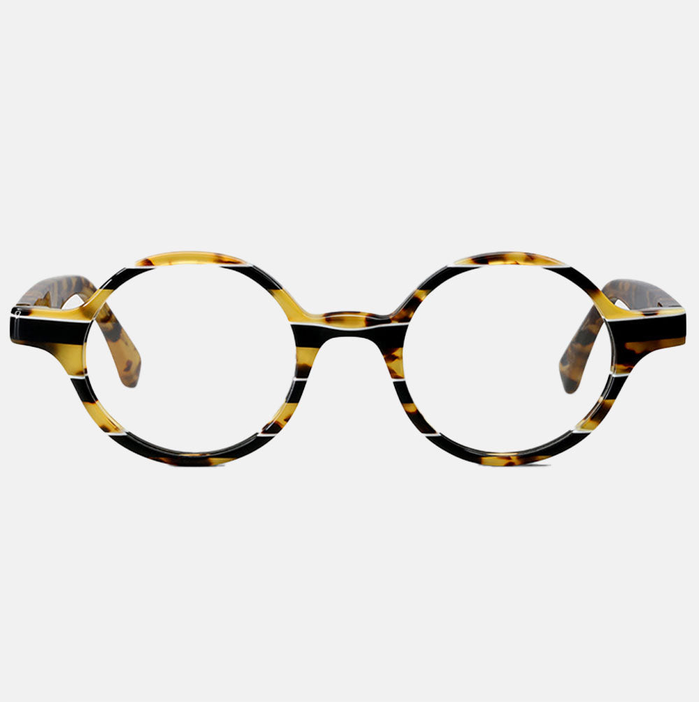 tortoiseshell round eye reading glasses, made by Eyebobs
