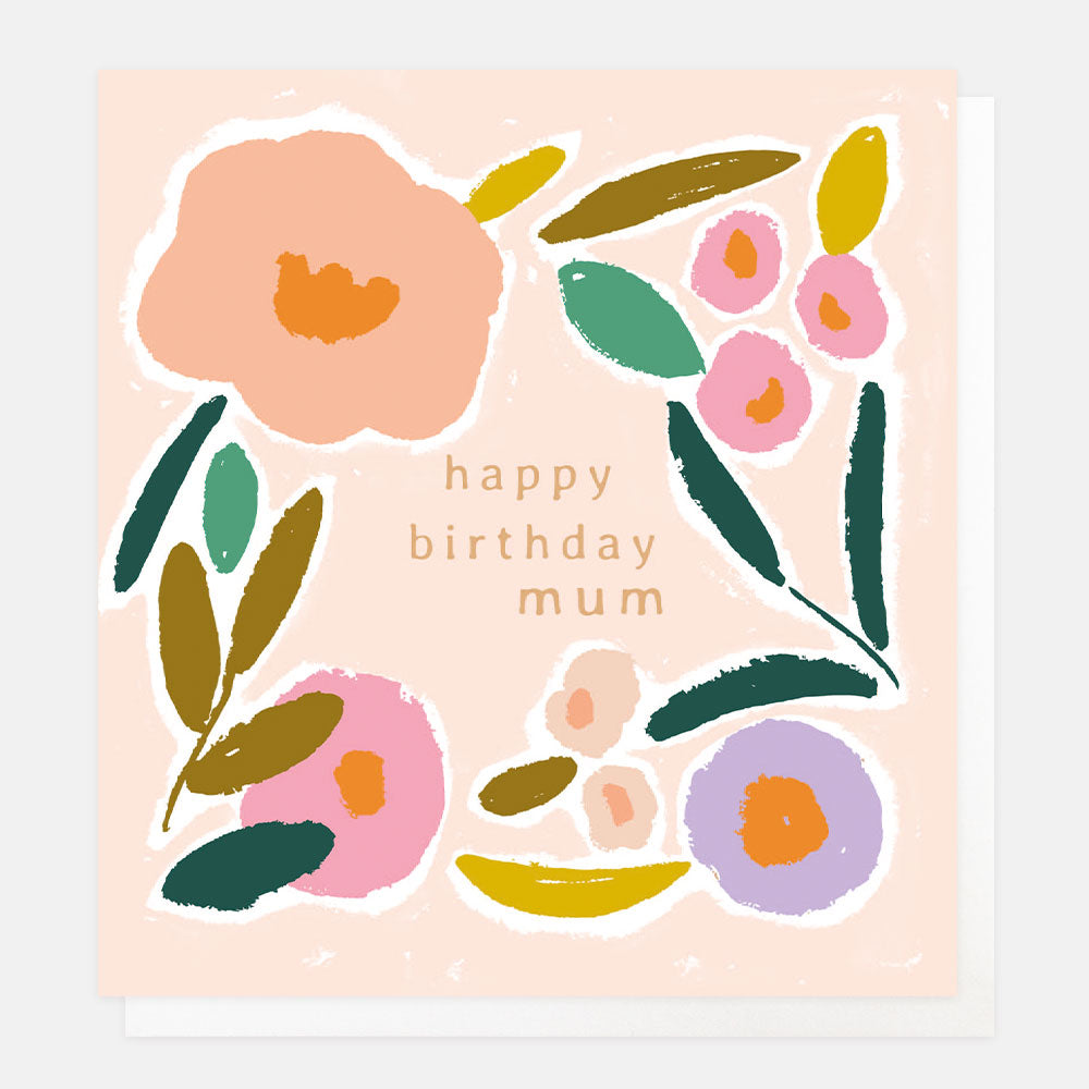 Floral Mum Birthday Card