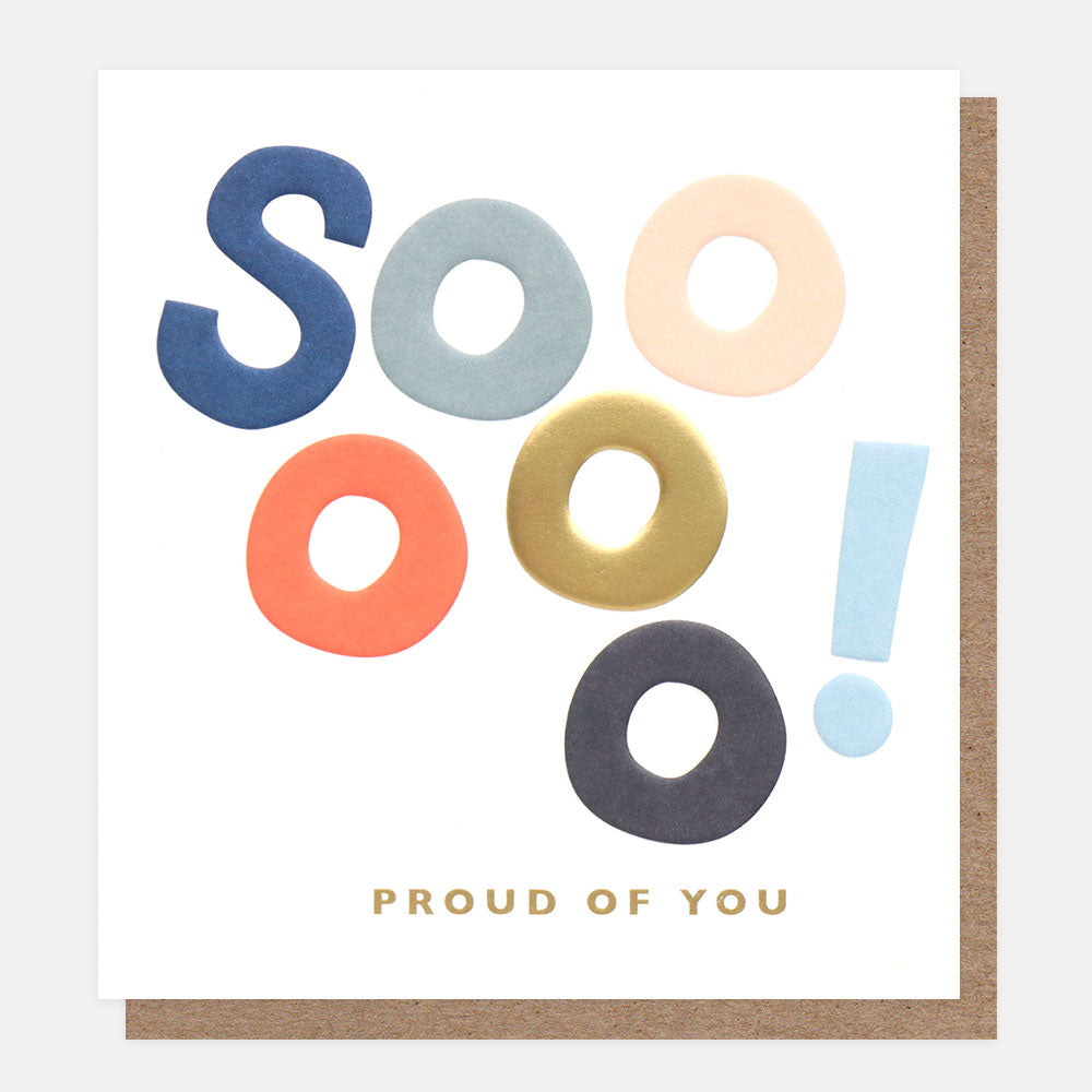 Text Proud Congratulations Card