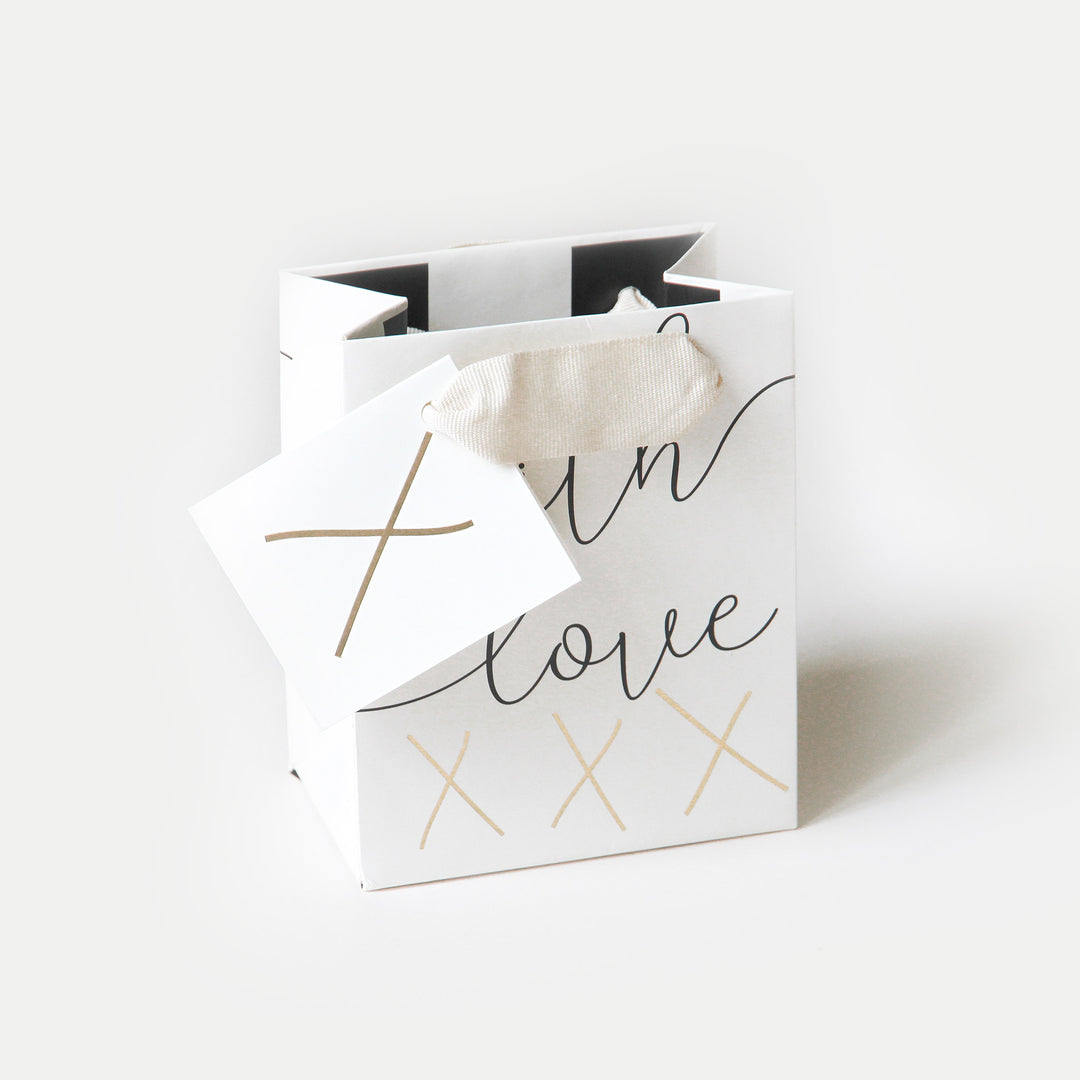 With Love Small Gift Bag, Birthday Wedding Wrap, 1